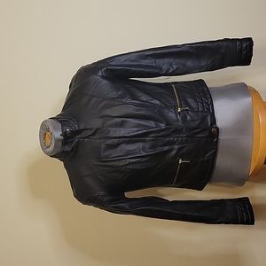 Pleather black jacket